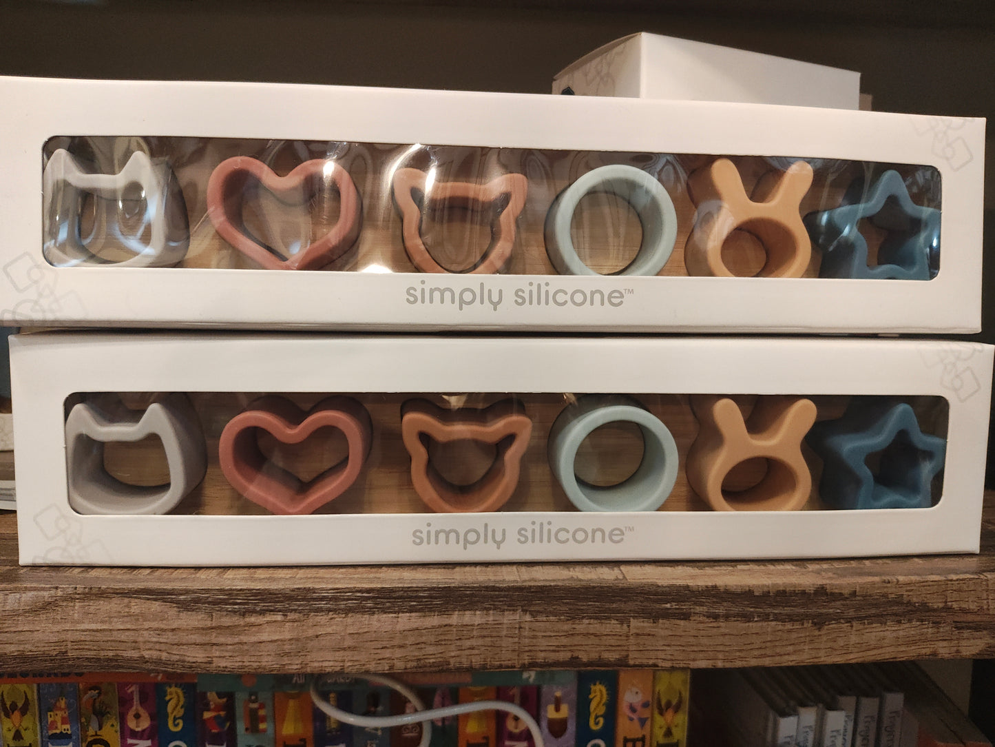 Simply Silicone Bamboo 6 Piece Sorting Game-12m+