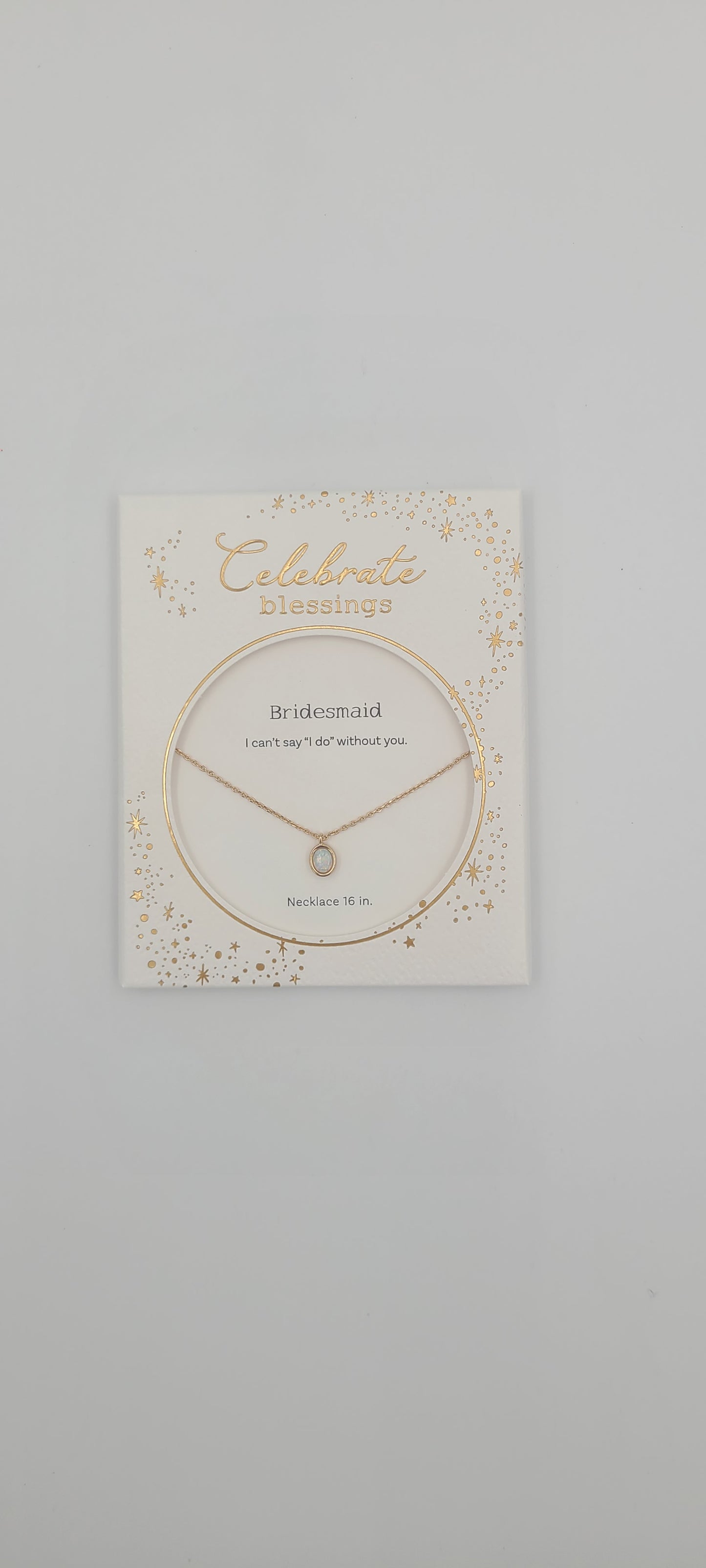 Bridesmaid Necklace - Celebrate Blessings