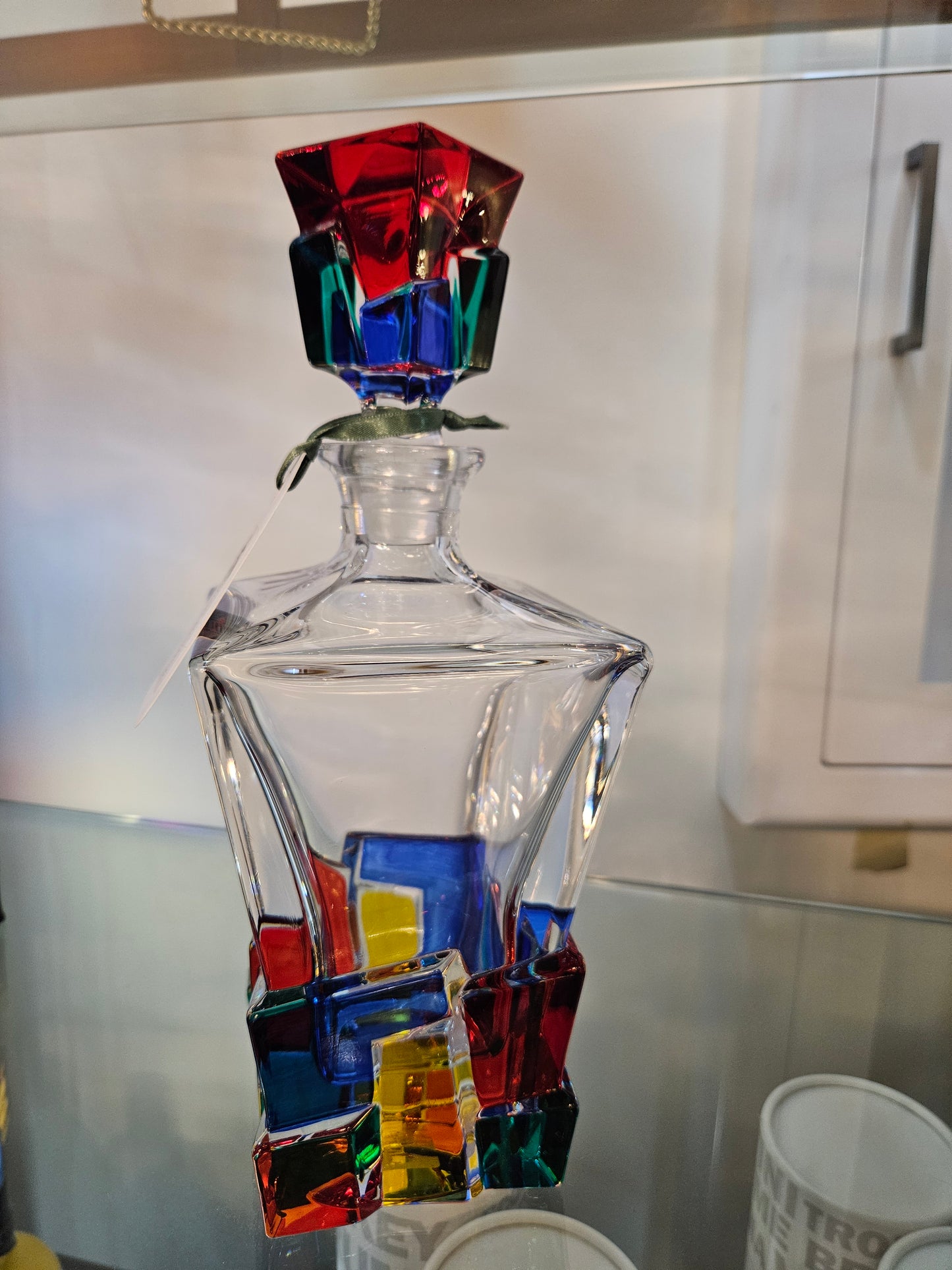 Crack Decanter - Colored Glass