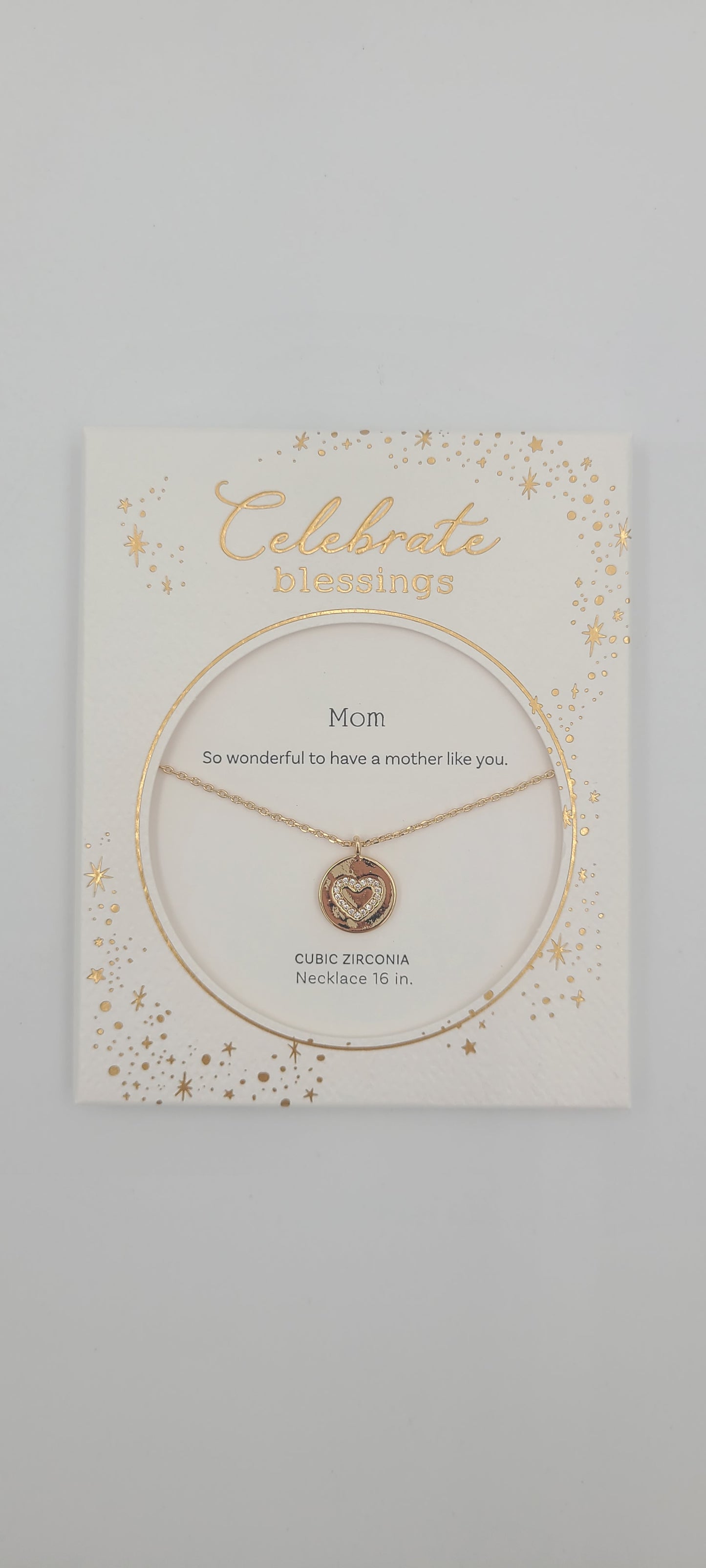Mom Heart Necklace - Celebrate Blessings