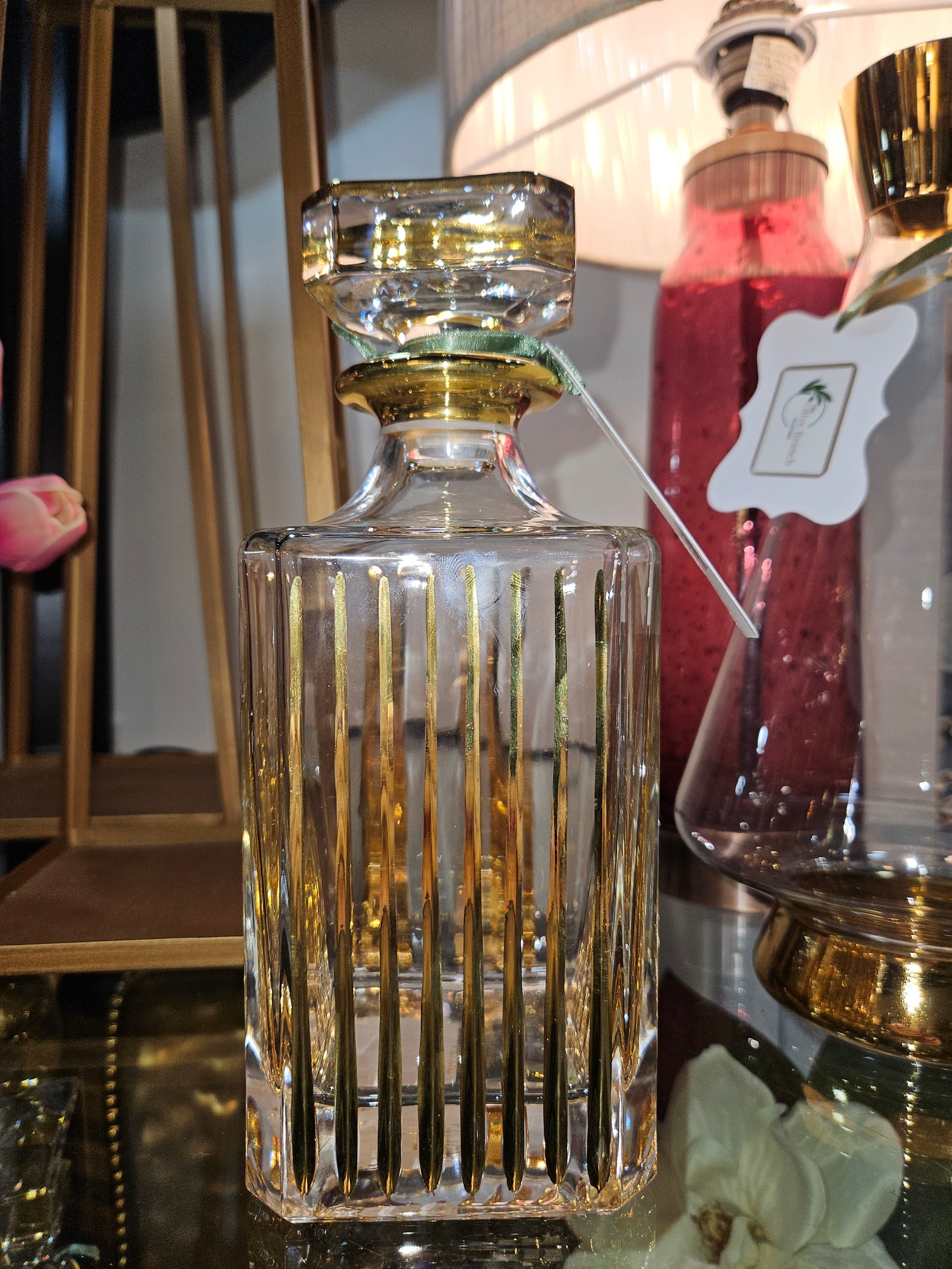 Timeless Decanter - 24Kt Gold