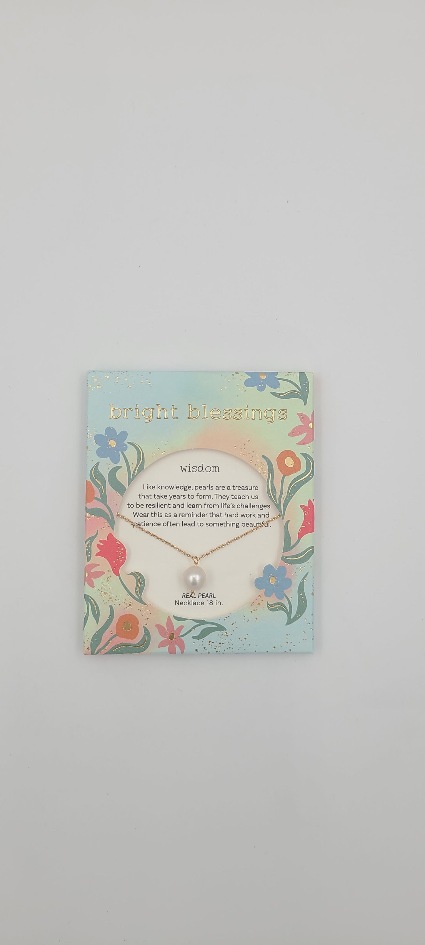 Wisdom Pearl Necklace - Bright Blessings