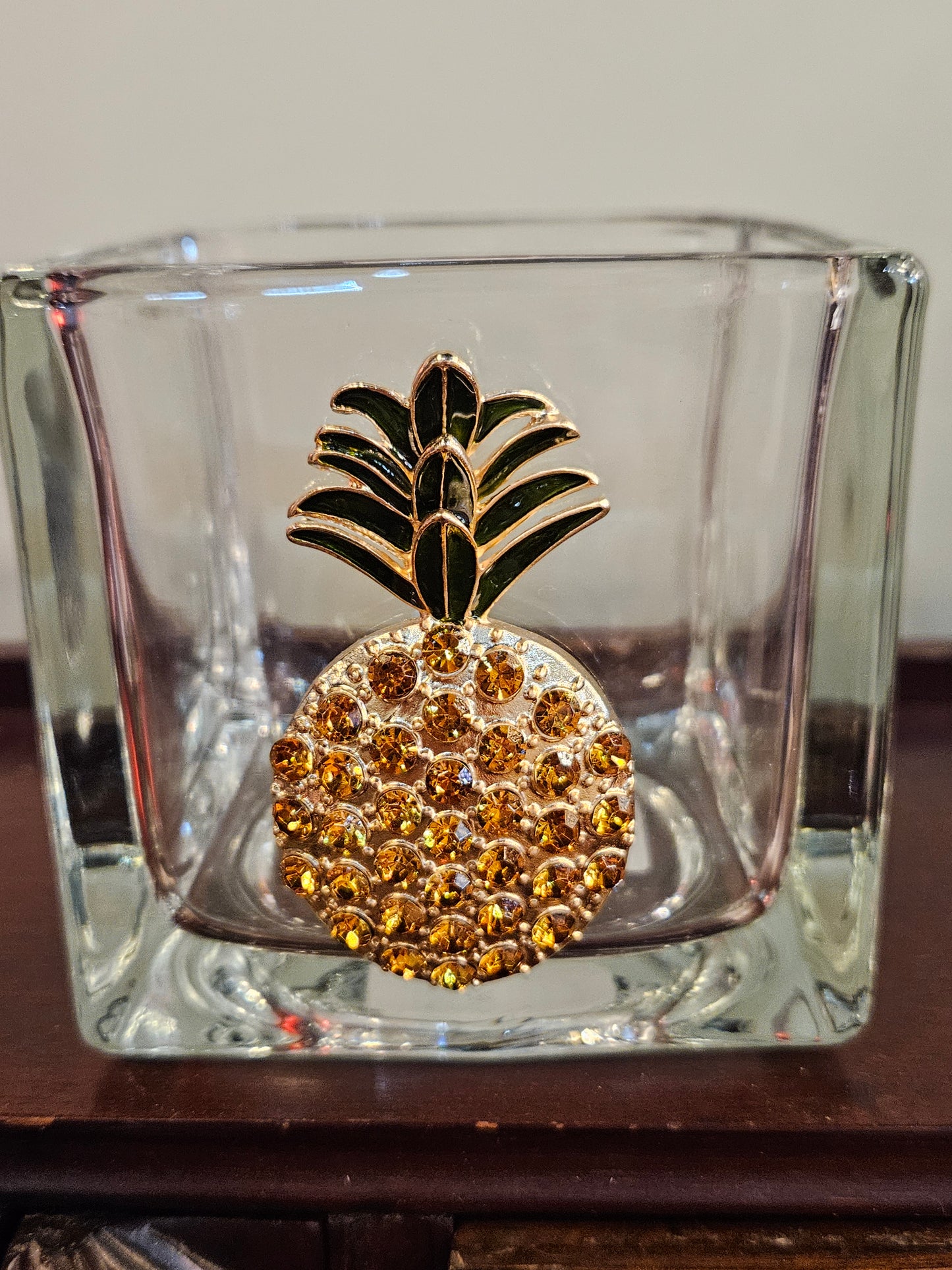 Pineapple Jewel 4"Candle Holder