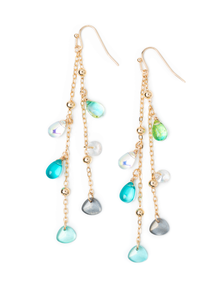 Glass Droplets Earrings