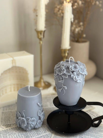 Vase Floral Candle