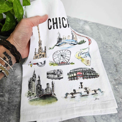Tea Towel - Chicago