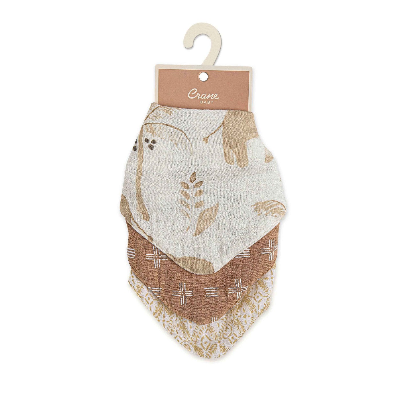 Crane Baby - Kendi 3-Pc. Muslin Bib Set