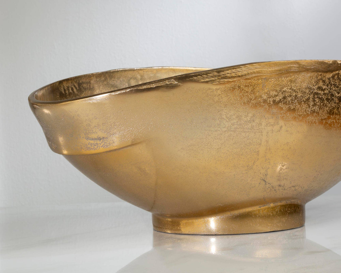 Oval Metal Bowls - Set of 2