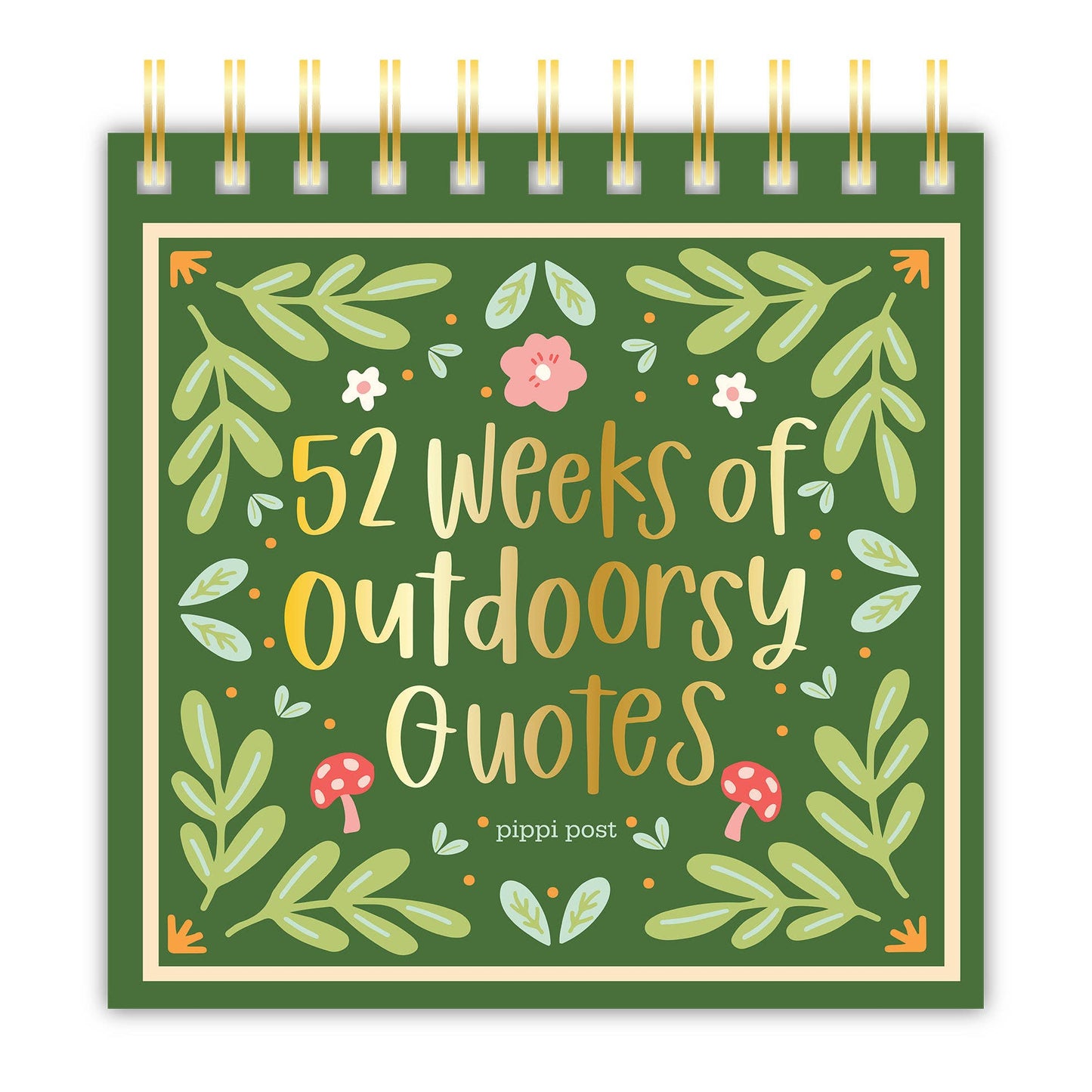 52 Weeks Of Outdoorsy Quotes Flip Desk Calendar