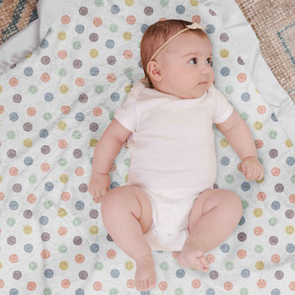 Reversible Baby Blanket Happy Baby Vibes