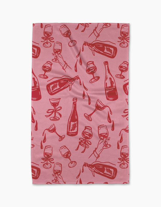 Geometry - Wining and Dining Tea Towel