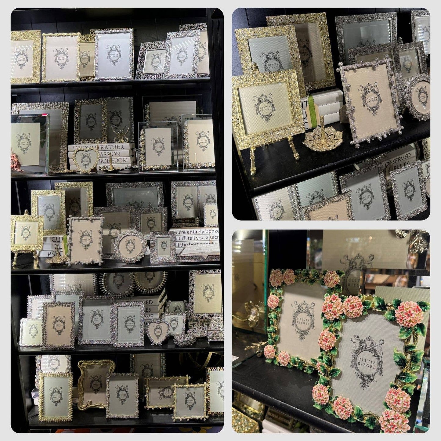 Floret Compact | Floral Compact | Gold Compact |