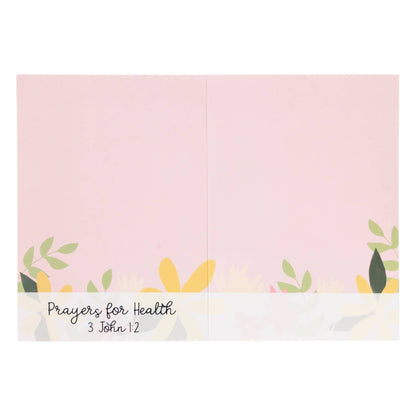 Divinity Boutique - Boxed Cards: 12CT Get Well - Yellow & Peach Floral