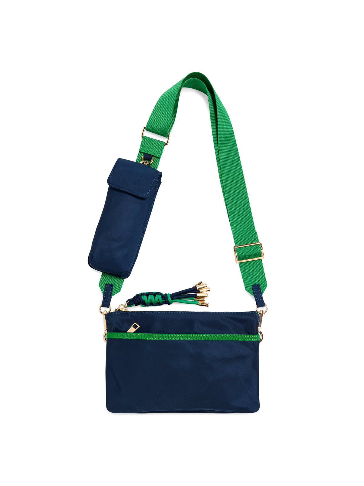 Jet Cross-Body Bag with Eyeglasses Pouch, Navy