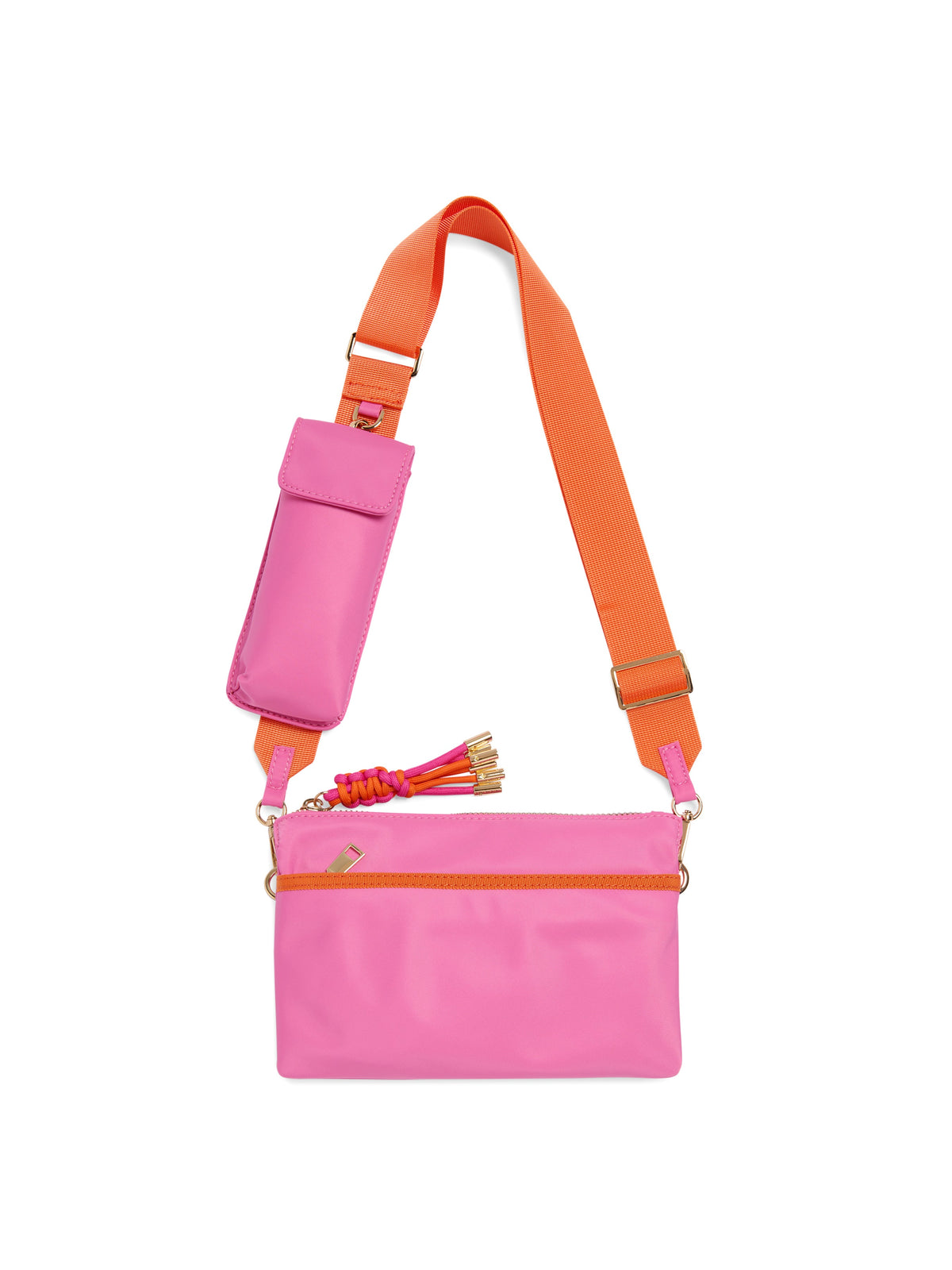 Jet Cross-Body Bag with Eyeglasses Pouch, Pink