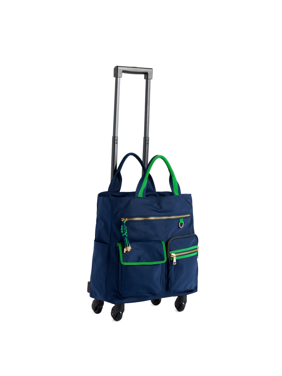 Jet 360 Roller Tote with Spinner Wheels, Navy