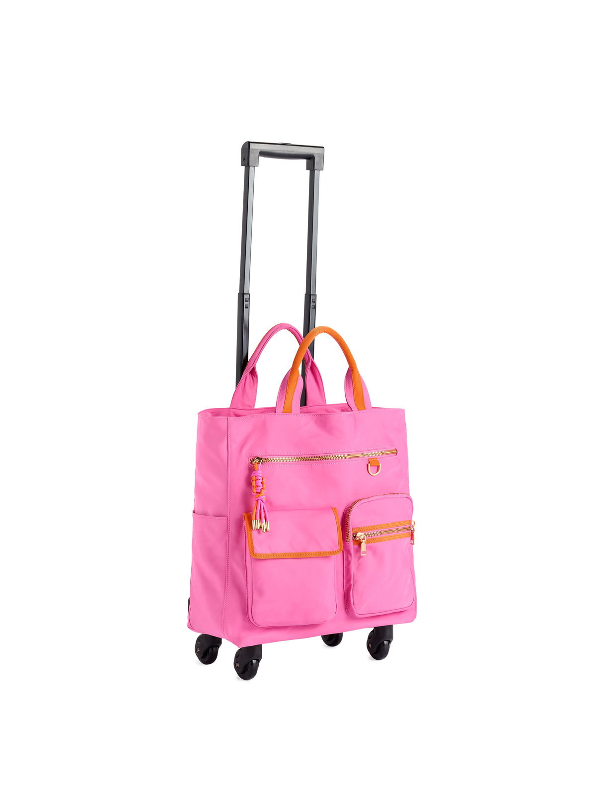 Jet 360 Roller Tote with Spinner Wheels, Pink