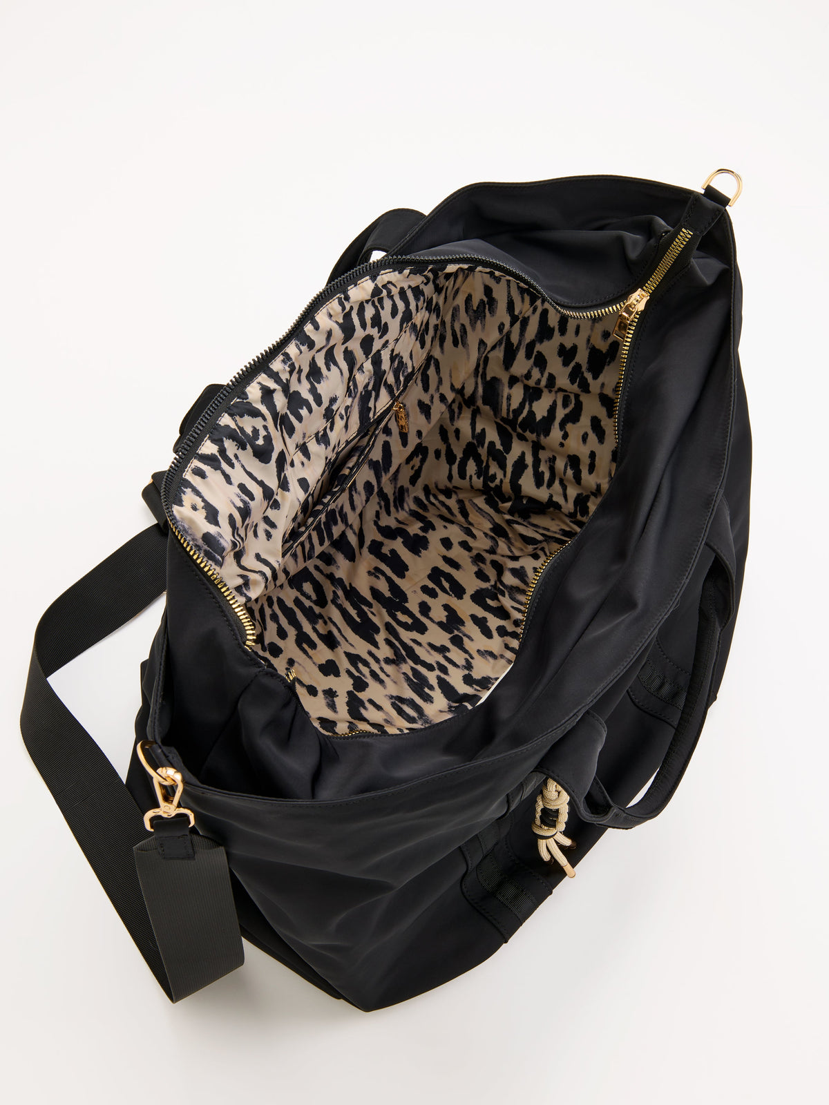 Jet Travel Tote with Cross-Body Strap, shown in a styled setting