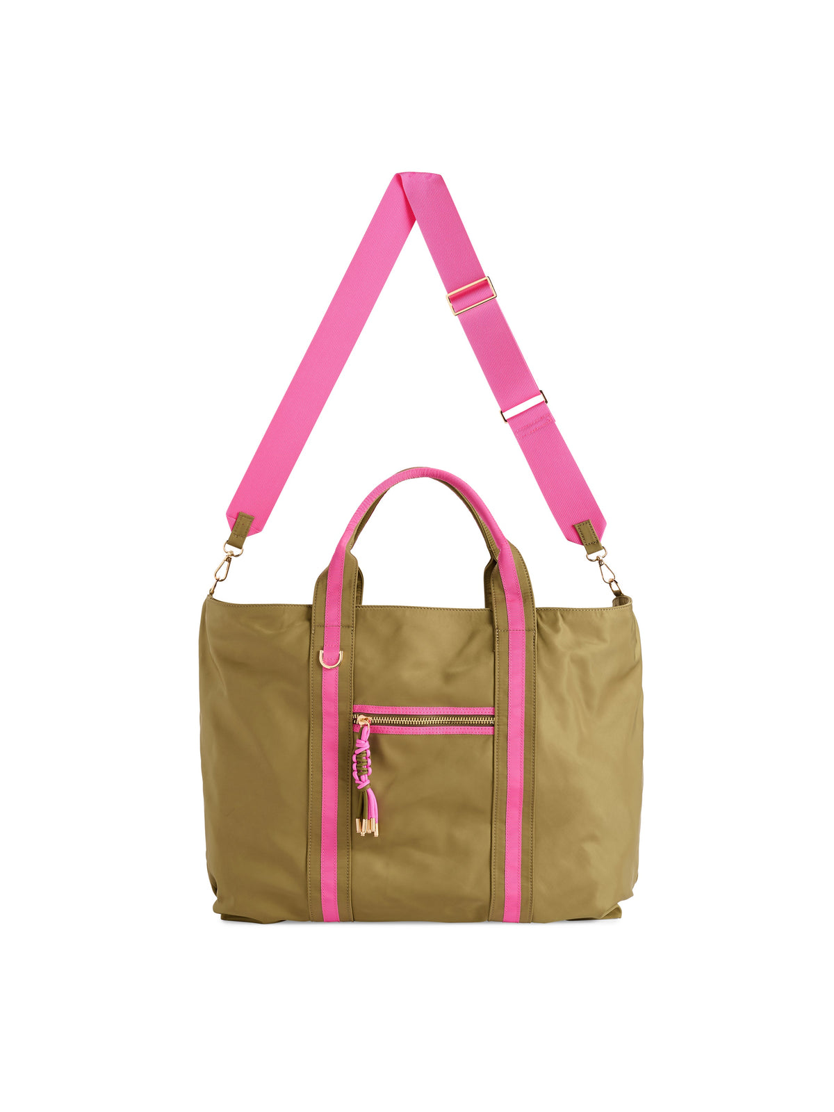 Jet Travel Tote with Cross-Body Strap, Olive