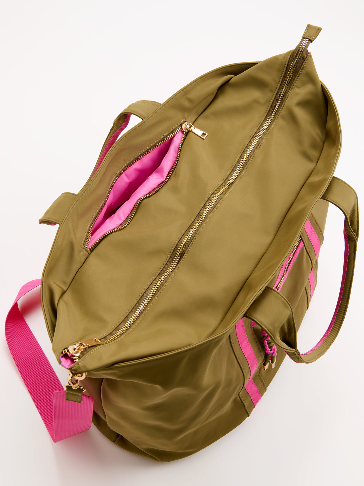 Jet Travel Tote with Cross-Body Strap, shown in a styled setting
