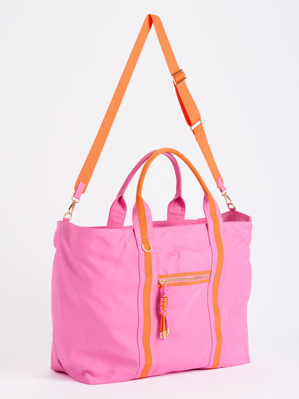 Jet Travel Tote with Cross-Body Strap, shown in a styled setting