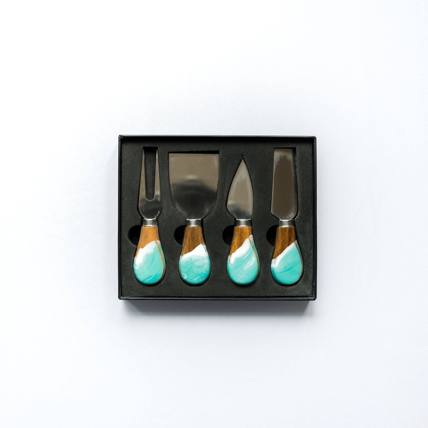 Resin Coated Cheese Knife Set of 4