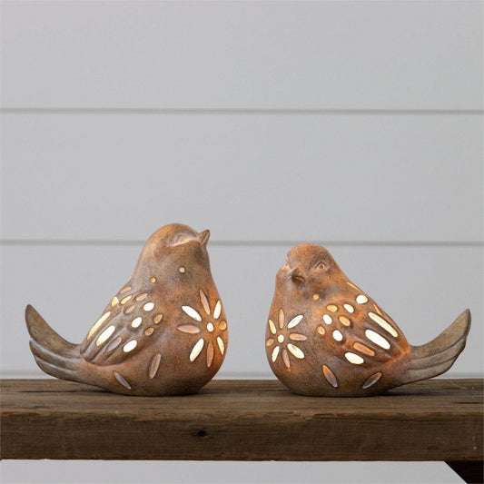 LED Bird Figurines