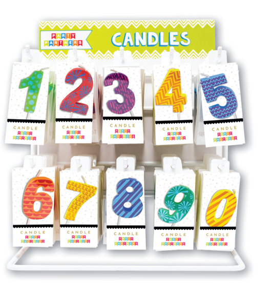Number Candles-0 to 9