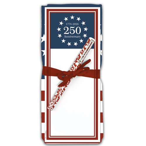 Flour Sack Towel & Magnetic Note Pad Set