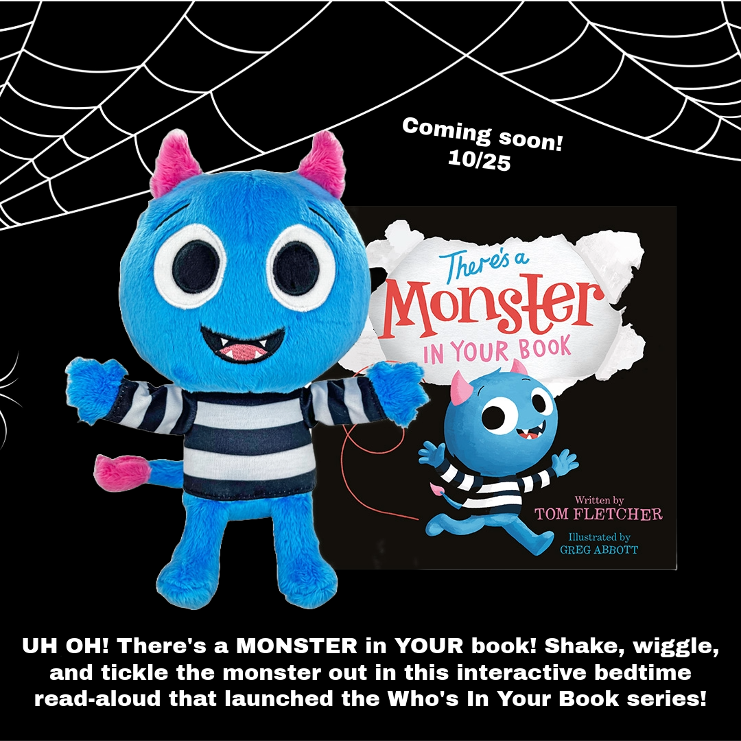 There's A Monster In Your Book Plush with board book SOLD SEPARATELY