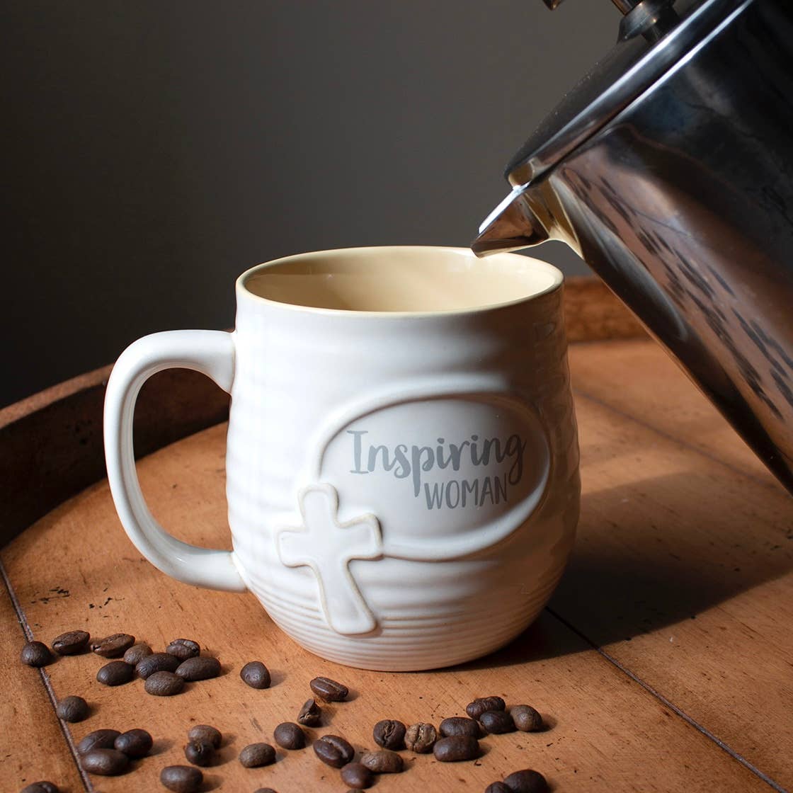 Inspiring Woman Pottery Mug