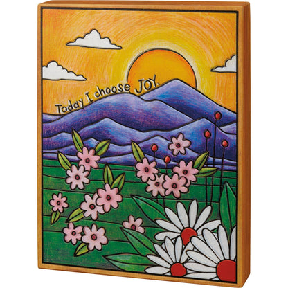 I Choose Joy Box Sign