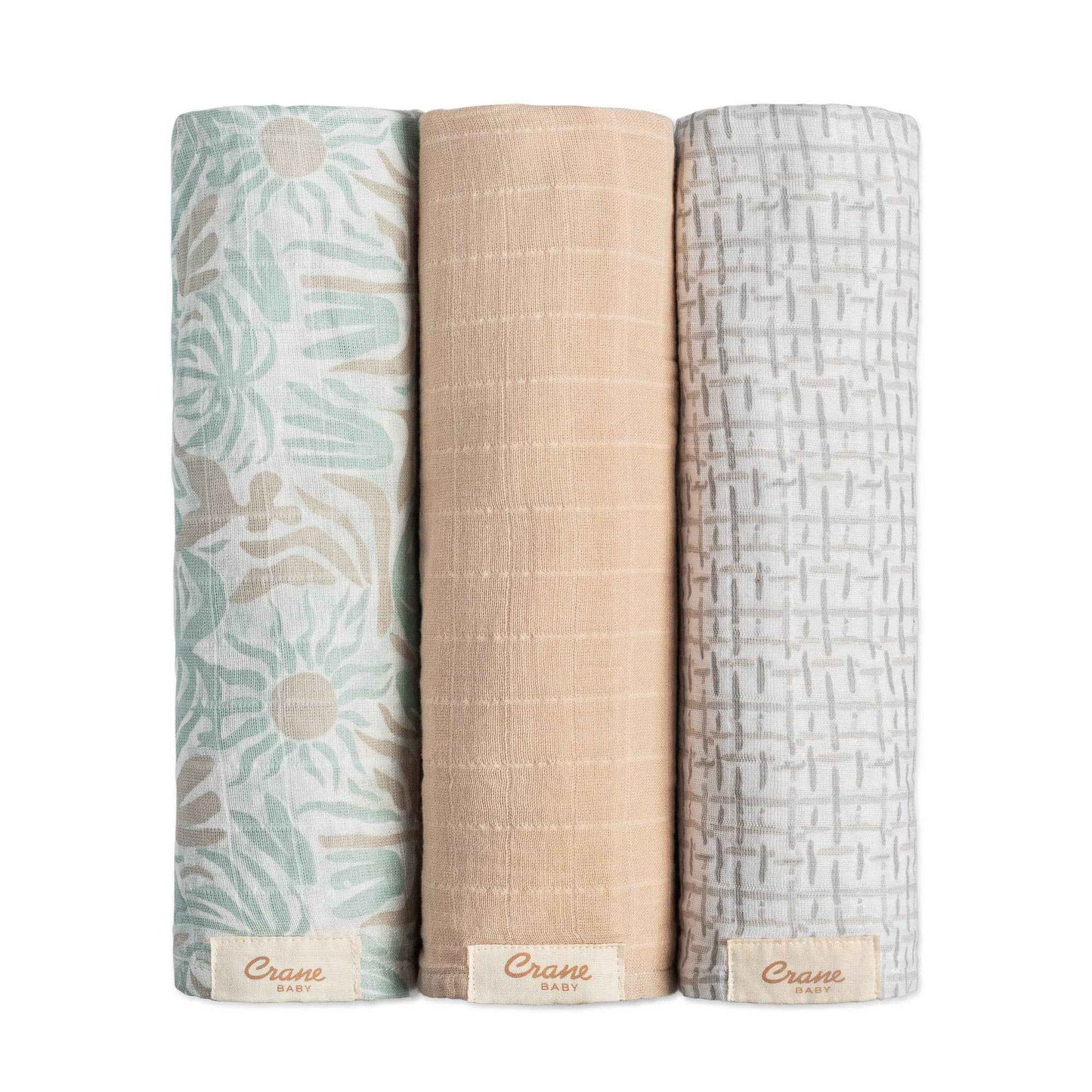 Crane Baby - Cove 3-pc. Swaddle Set (Beach Life)