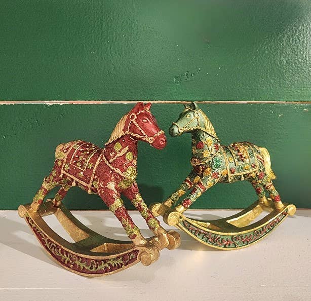 Dekorasyon Gifts  Decor - 5.5" Amara Rocking Horse