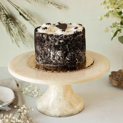 Jeanne Fitz Resin Collection Cake Stand - Cream