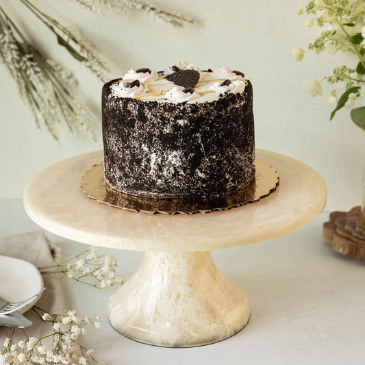 Jeanne Fitz Resin Collection Cake Stand - Cream