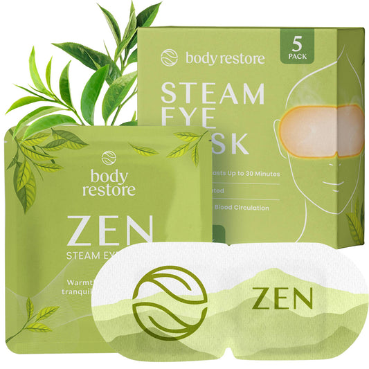 body restore - Green Tree Steam Eye Mask (5 pack)