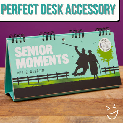 Senior Moments Gag Flip Book - Funny Novelty Gifts