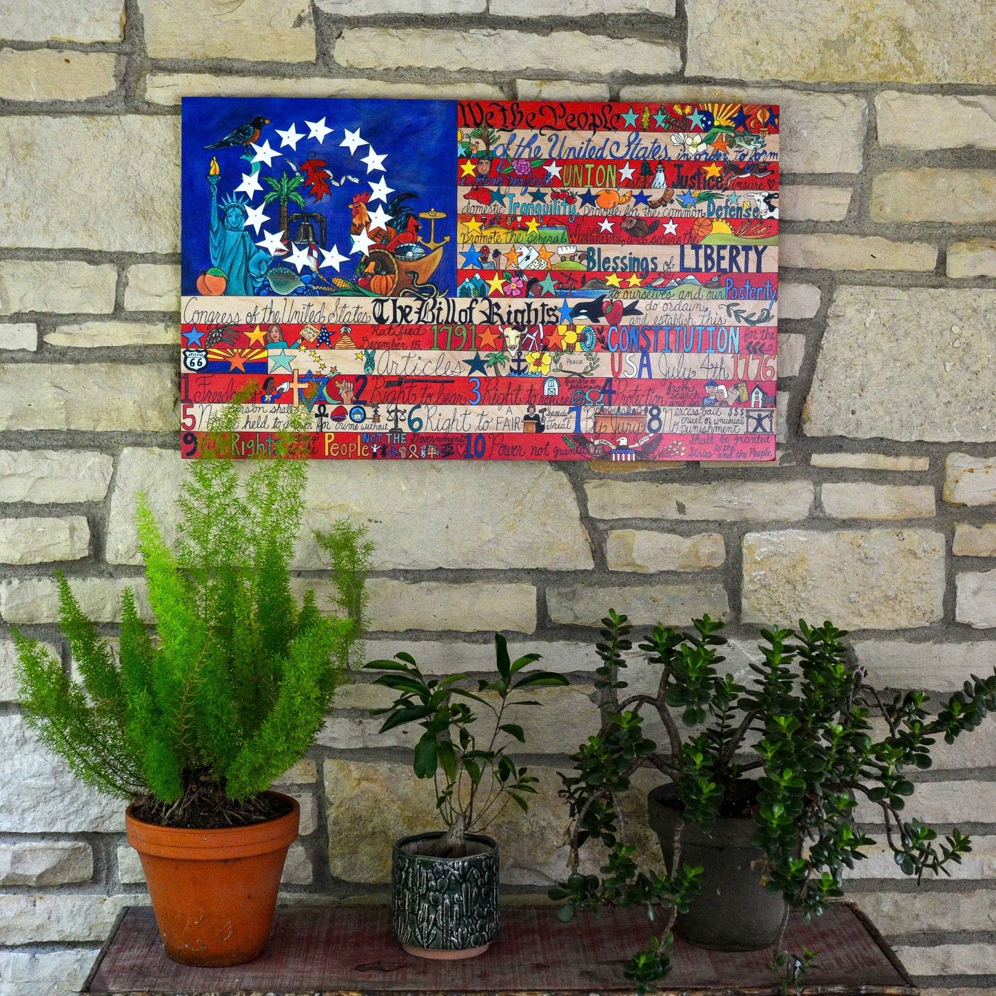 American Flag Plaque | "Stars & Stripes"