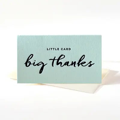Big Thanks - 10 Mini Notes