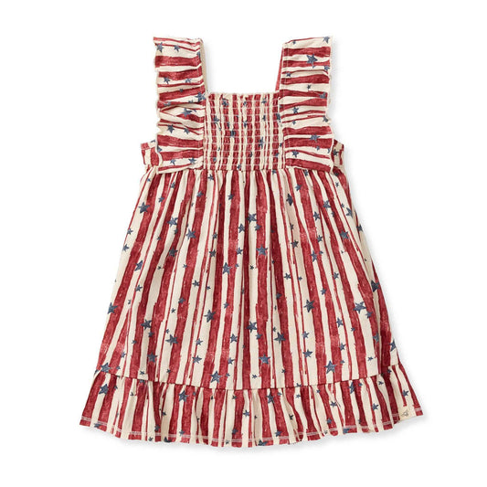 Stars & Stripes Organic Cotton Dress: 2T