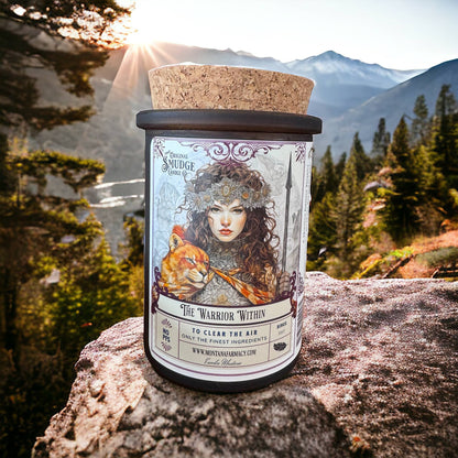 The Warrior within Celtic Queen Smudge Candle