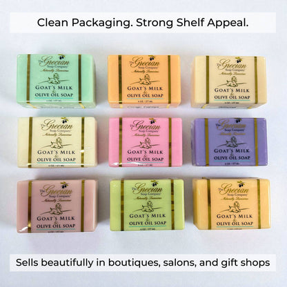 The Grecian Soap Company - Goat's Milk & Olive Oil Handcrafted Bar Soap