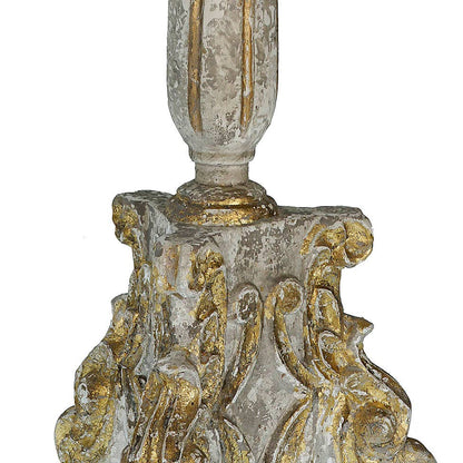 Provence Home - Vintage Style Antique Reproduction Wood Table Lamp