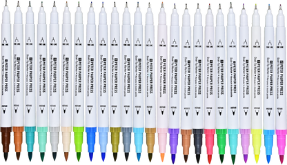 Marcadores de punta pastel (juego de 24)