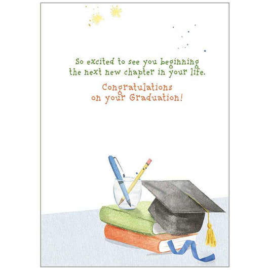 Legacy - Caps & Books - Graduation Card