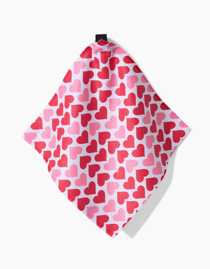 Geometry - Blushing Hearts Dishcloth Set