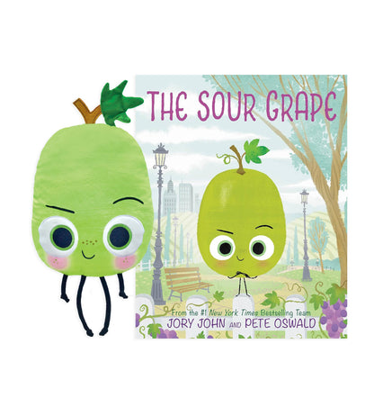 The Sour Grape Plush and hardcover book SOLD SEPARATELY