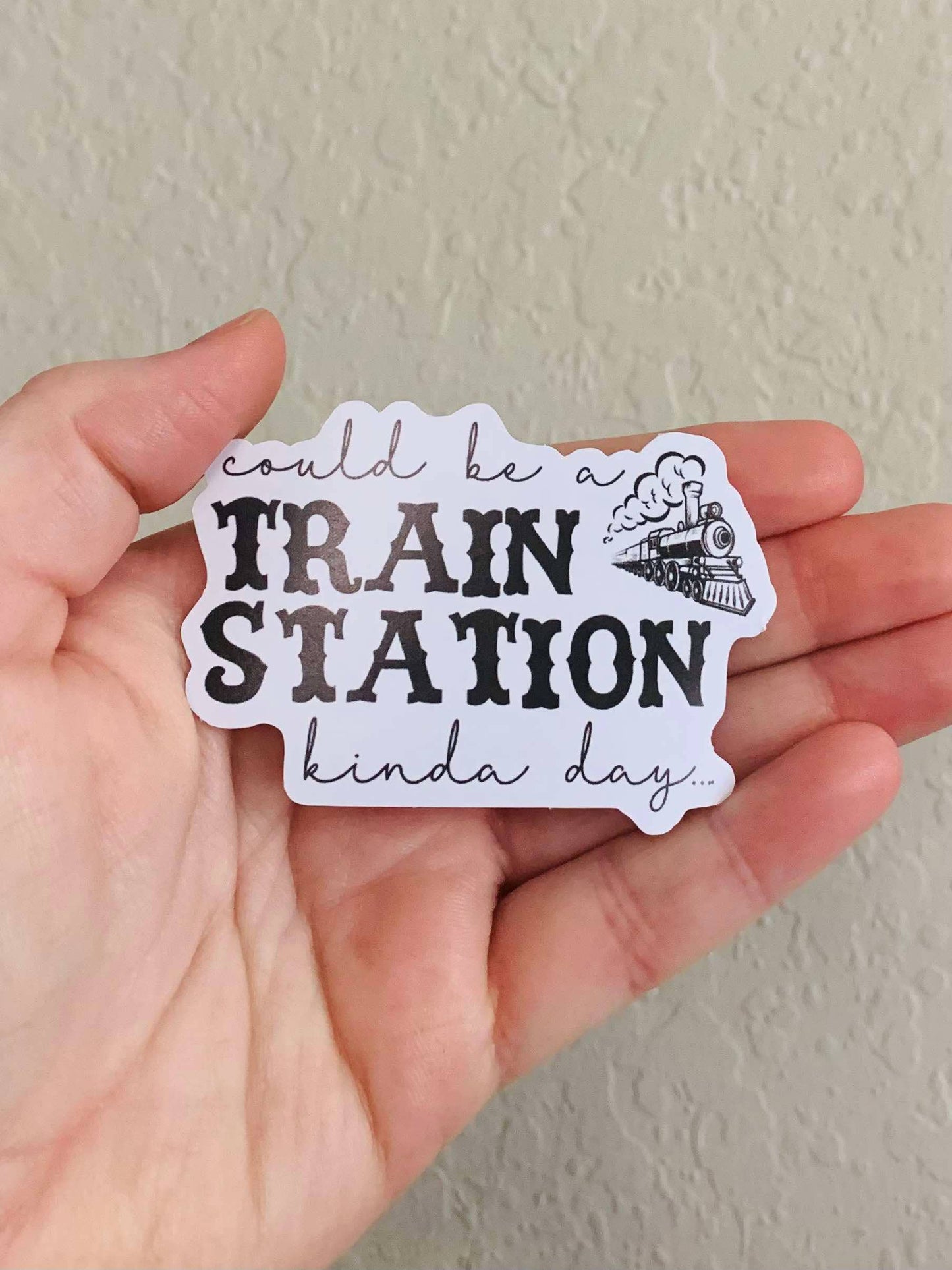 Oily Graphic Creations - Train Station Day- Yellowstone Stickers/Magnet