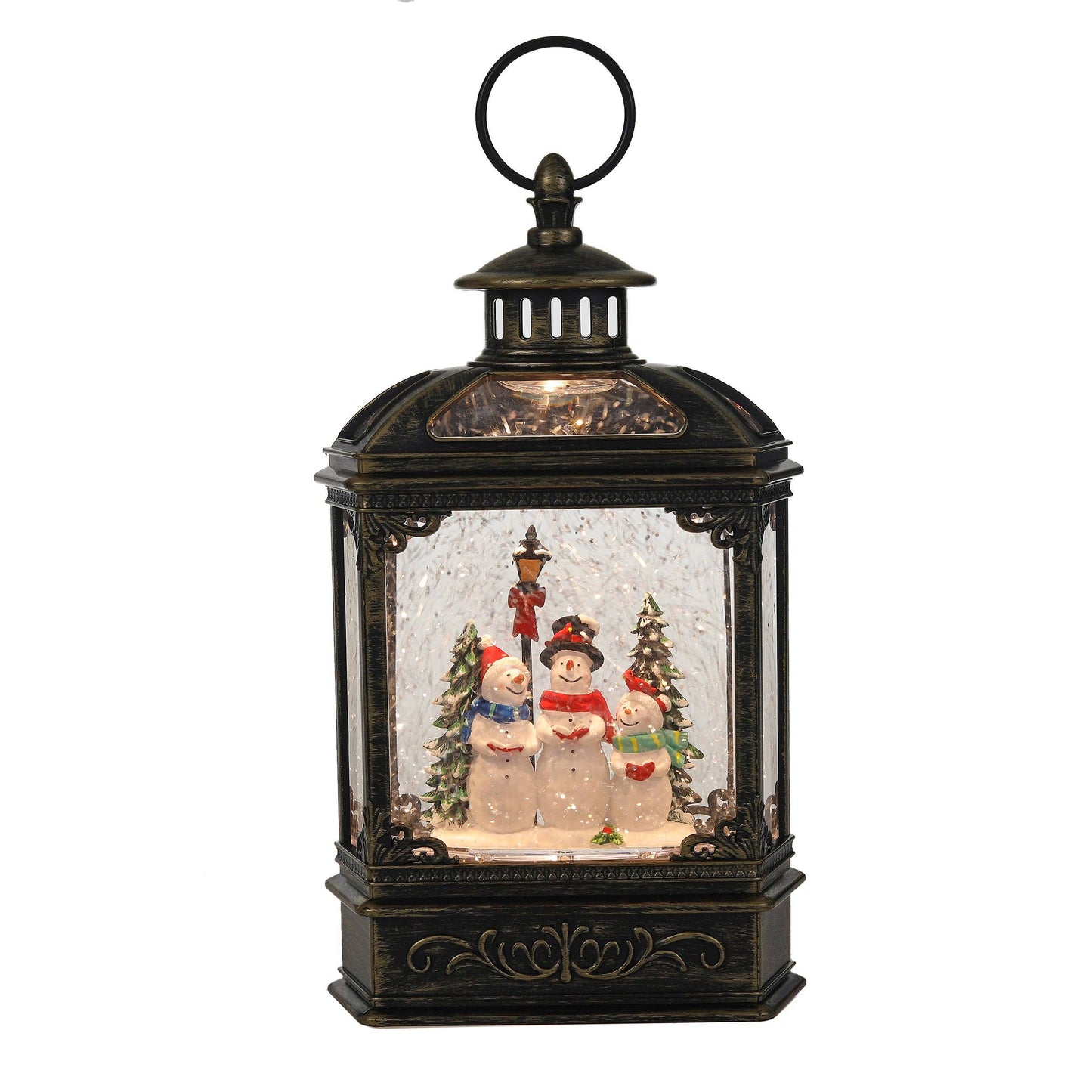 Christmas Vintage Snow Globe Lantern